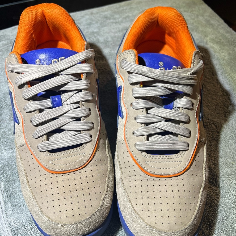 A bathing ape bape road sta beige suede size 10